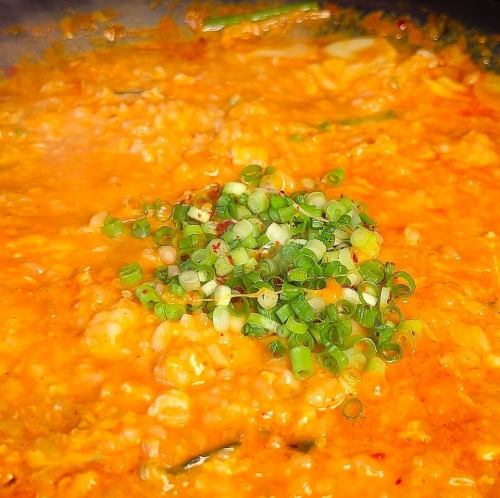 〆のリゾット(※味噌 辛味噌限定)