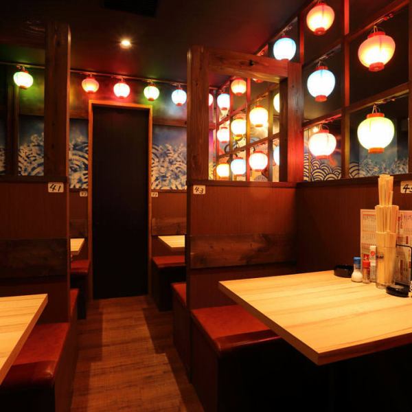 Dokan and Wai Wai public bar! Easy-to-use BOX seats are a perfect space for a quick drink on your way home from work