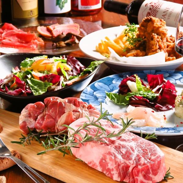 Standard course 8 dishes for 4400 yen (tax included)! All-you-can-drink plan is also available, so it is recommended for banquets ★