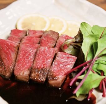 A5 rank Japanese black beef steak from Okayama prefecture