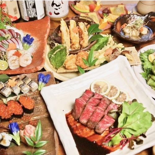 [10 dishes all-you-can-drink 2 hours 3,500 yen (tax included) course] A highly recommended course with plenty of volume and good value for money!