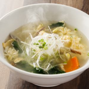 Egg soup