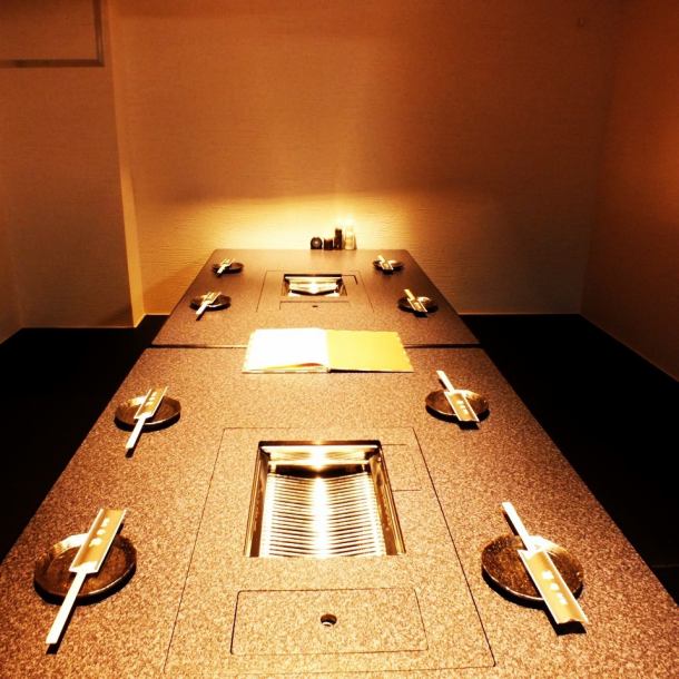 The size and atmosphere of the private room that can accommodate up to 10 people are excellent! If you eat delicious meat of delicious Nukuza beef, everything is satisfied ♪