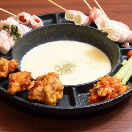 女性限定●個室有●話題の野菜巻きUFOチーズフォンデュ付全6品180分飲み放題付3980円⇒2980円