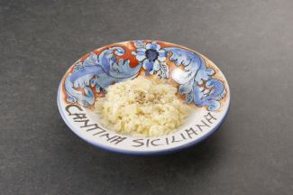 Grana Padano Risotto Finished with chunks of cheese