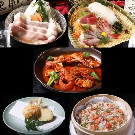9月1日起：【另有生啤供应】≪8道菜秋季盛宴套餐≫，含2小时畅饮，仅需6800日元