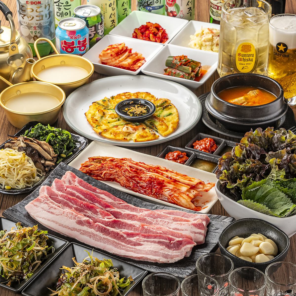こだわりの韓国料理をご提供！コースでも単品でも！