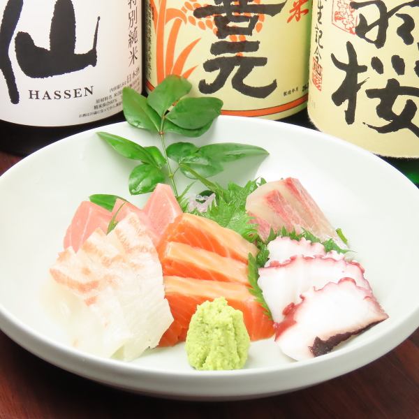 【職人の目利き】お刺身盛り合わせ◆店主が市場で仕入れた本マグロなど厳選食材を使用