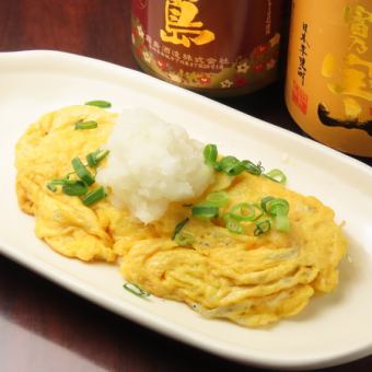 ねぎとしらすの和風オムレツ