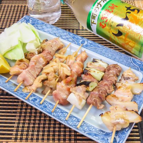 炭火焼き鳥の旨味を堪能！