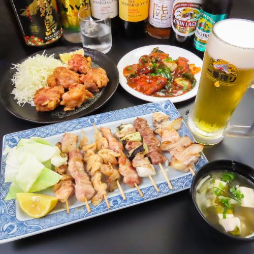 メニュー豊富なコース料理