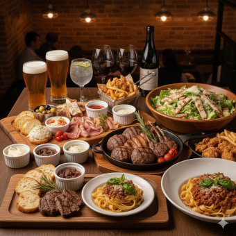 肉食吧的全肉套餐! 【不提供無限暢飲】