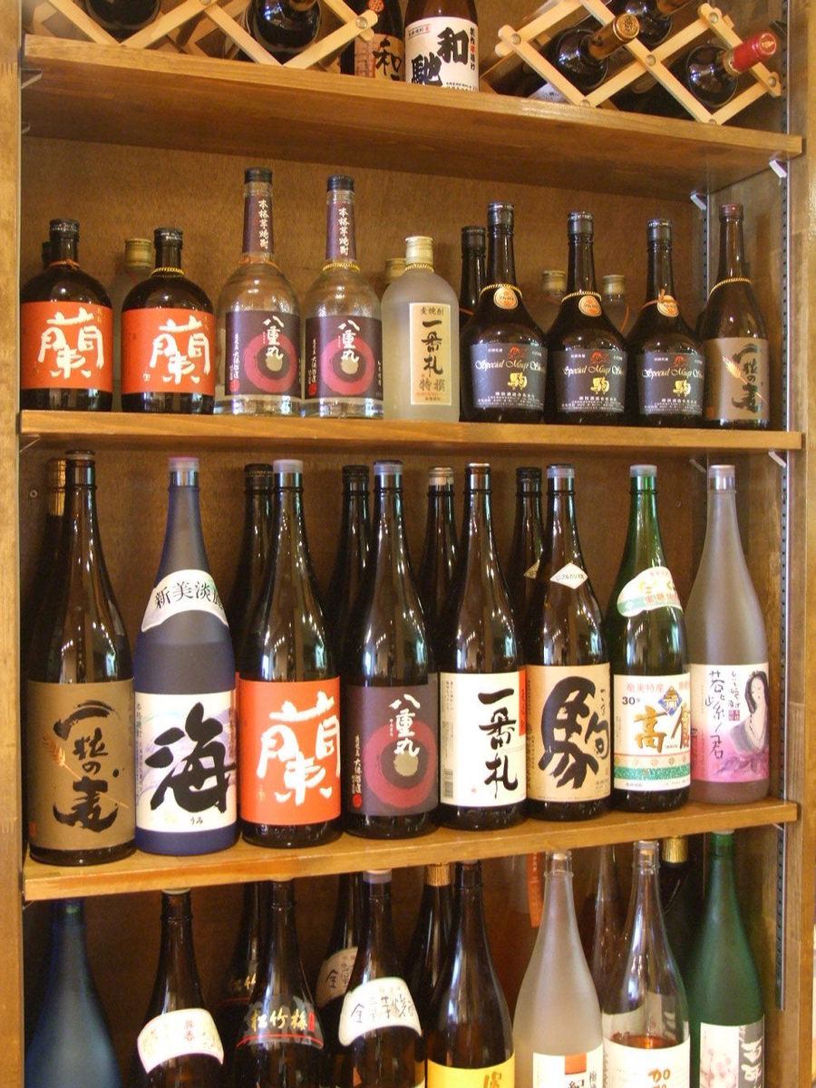 A wide variety of shochu! Enjoy delicious sake with creative kushiage ♪