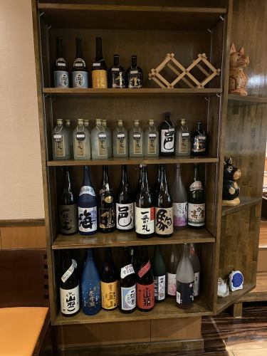Wide selection of shochu★