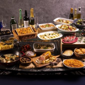 12月6日至12月28日 周末及节假日【冬季午餐自助餐】(11:30~15:00) 周末及节假日:成人 2,420日元