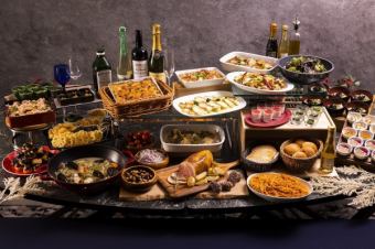 1/1~1/2 【윈터런치 뷔페】 11:30~15:00 어른 2,530엔