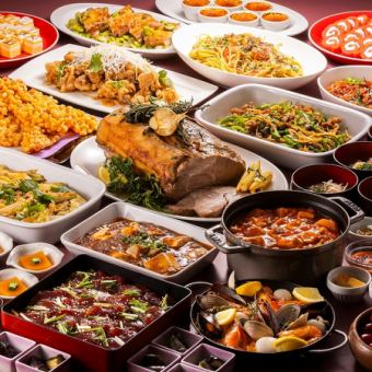 平日【夏の彩りランチビュッフェ】（11:30-15:00）大人2,200円/シニア2,090円