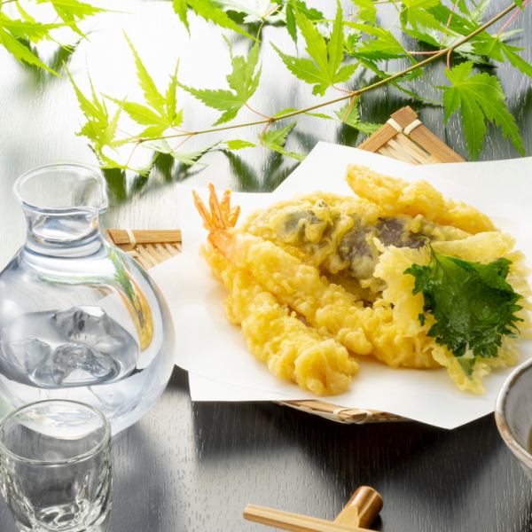 厳選！天ぷらは素材に拘る本格派◆サクサクじゅわぁ～が味わえます。