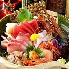 Fresh sashimi delivered directly from the market!