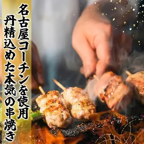 Thick and delicious yakitori!