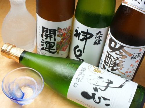 可以品嚐石川的各種當地酒