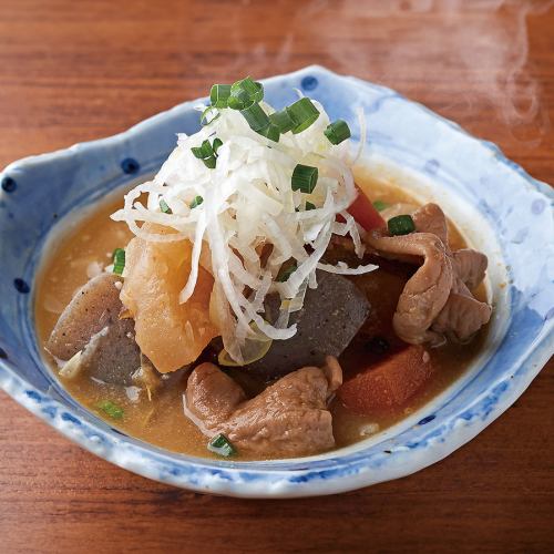 自慢のもつ煮