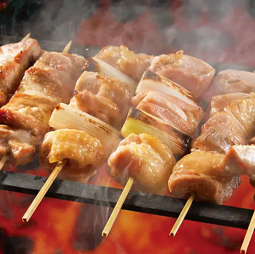 当店こだわりの串焼き！