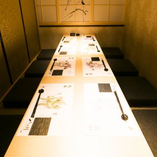 How about a banquet in a completely private room? Our shop is a spacious Japanese space.Because it is a dugout seat, you can relax and stretch your legs.Our shop offers a wide variety of dishes, including specialty ingredients and carefully selected sake.Come and please appreciate.