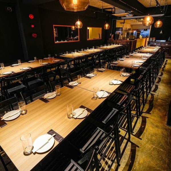 【プロジェクター完備】企業様・学生様の幹事様に寄り添ったパーティープランをご提案。用途にあった様々なレイアウト・予算、ご相談ください。。※写真は3階になります。