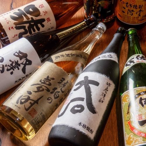 豊富な日本酒や希少な銘柄