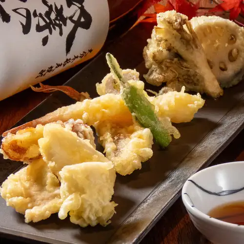 ◎追加料理◎季節の天麩羅三品
