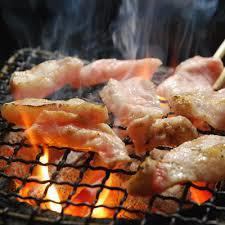 在木炭，猪肉托罗木炭烤架上美味烤