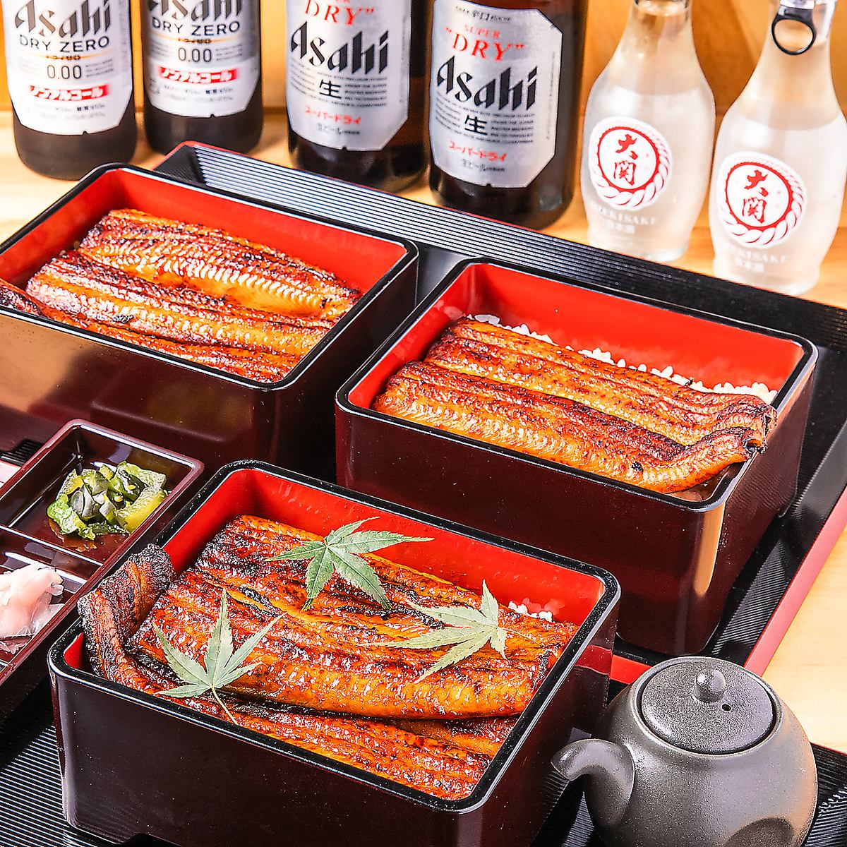 A casual eel lunch! Enjoy safe, secure and delicious eel!