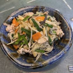 肉ニラ野菜炒め