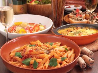 『6品リーズナブルコース』２時間フリ-ドリンク付き￥3500(税込）