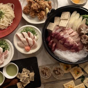 特選鶏すき焼きコース