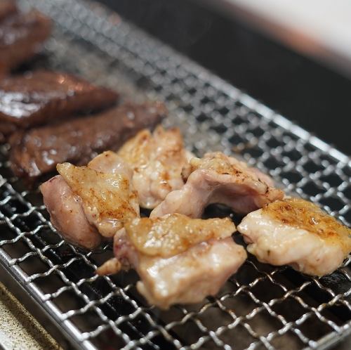 地鶏の炭焼き