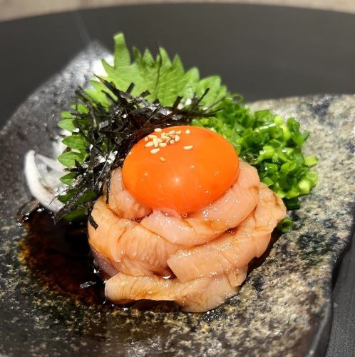 鶏ユッケ