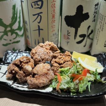 笑い鶏自慢のからあげ