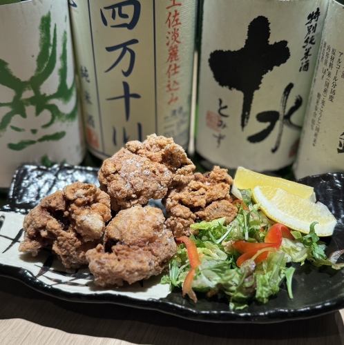 笑い鶏自慢のからあげ