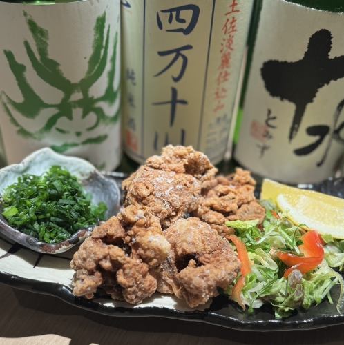 ネギ塩レモン唐揚げ