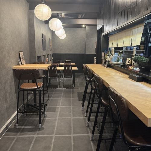 落ち着いたお洒落な店内