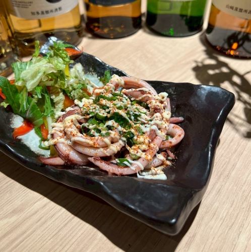 イカの醤油マヨ