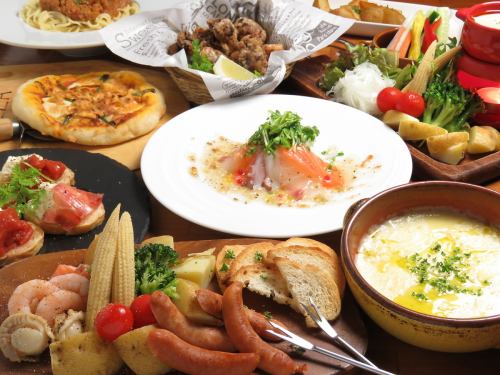[Meat/Fish/Cheese] 3 courses of your choice are popular☆