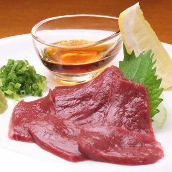 Wagyu beef heart sashimi