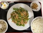 定食セット　炒飯＋半麺＋餃子で+600円(税込)