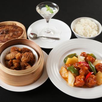 [Lunch set] The Sweet and Sour Pork Set (weekdays only)