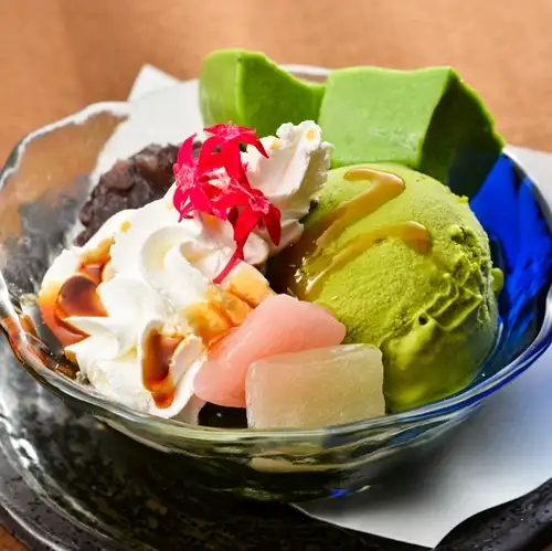 京風クリームあんみつ