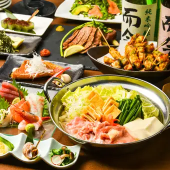 【当日OK】2H食飲放題★唐揚げ&ポテト&彩りサラダ、鶏鍋♪鶏三昧★食べ飲み放コース3,980円!