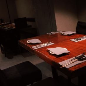 Table seating is available depending on the number of people.